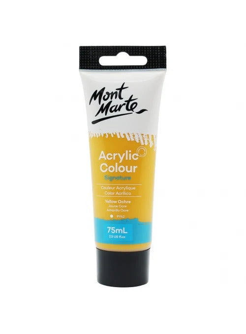 Acrylic Colour Paint Signature 75ml (2.5 US fl.oz) - Yellow Ochre - Al Masam Stationery LLC Main image