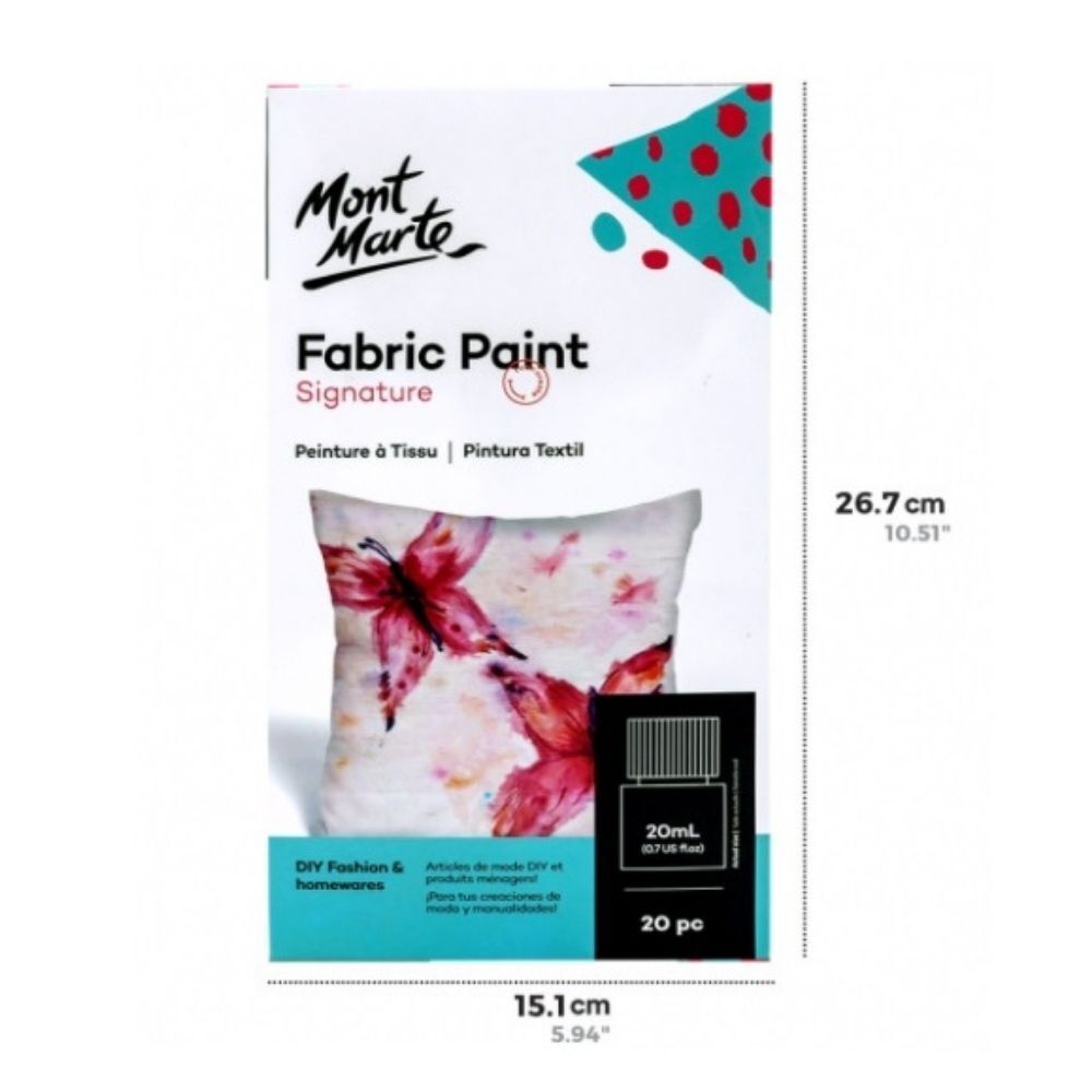 Fabric Paint Signature 20pc x 20ml (0.7oz) - Al Masam Stationery LLC Main image