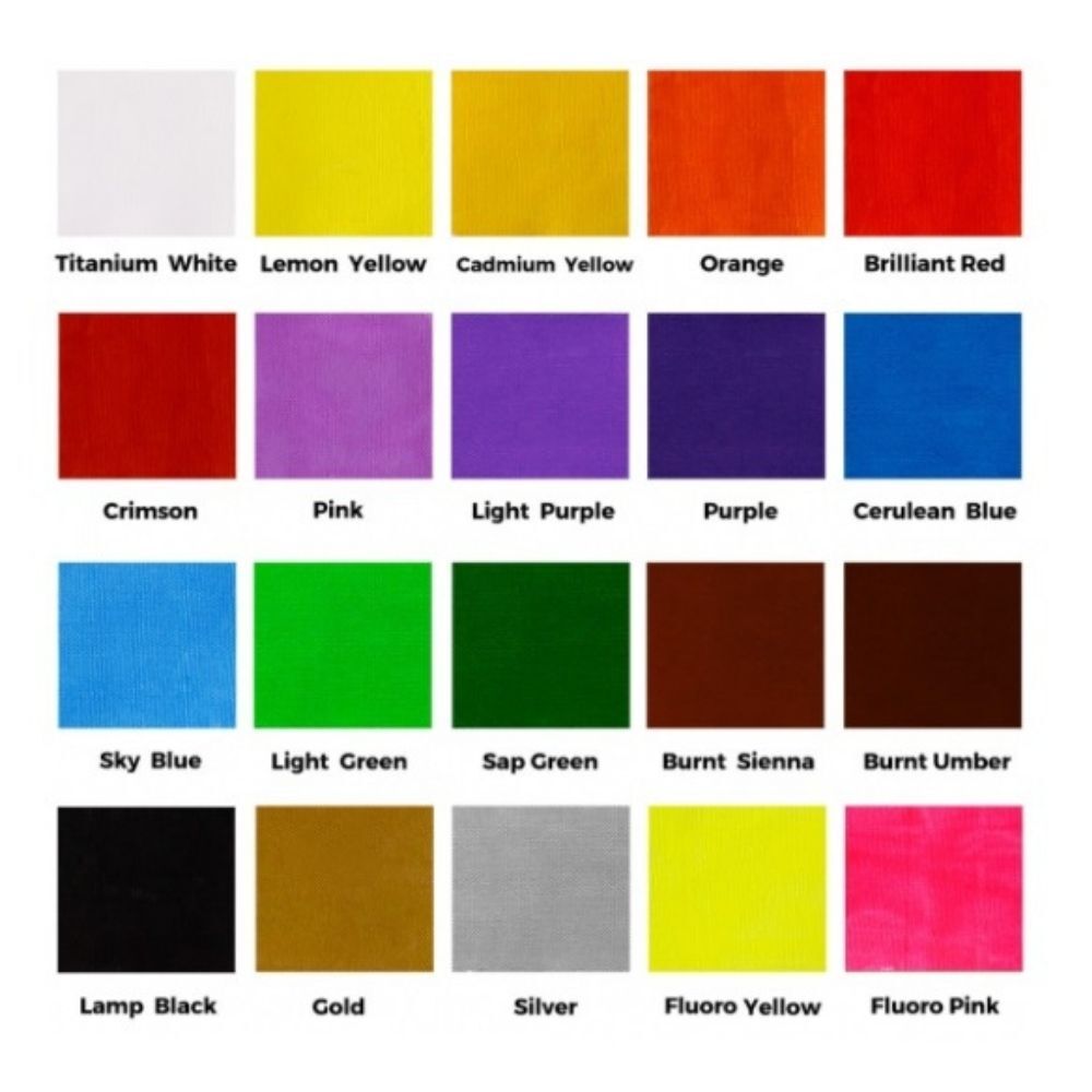 Fabric Paint Signature 20pc x 20ml (0.7oz) - Al Masam Stationery LLC