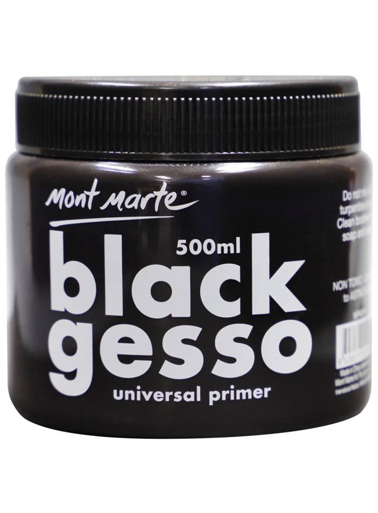 Mont Marte Black Gesso 500ml - Al Masam Stationery LLC Main image