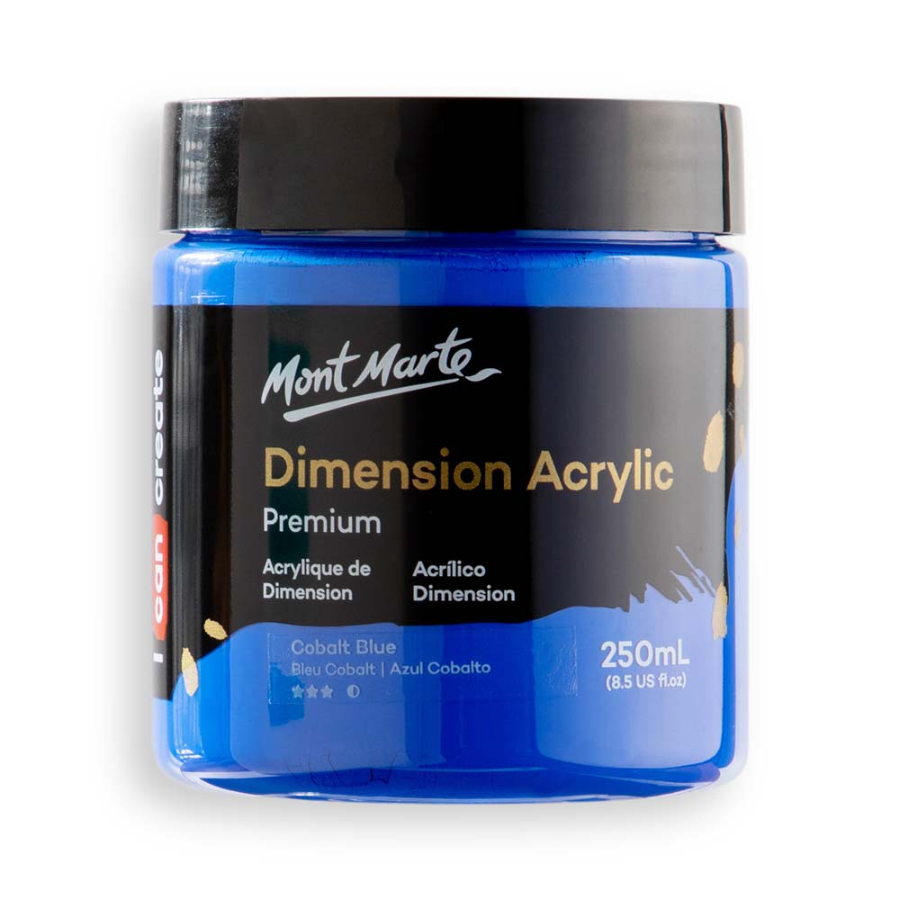 Mont marte Dimension Acrylic 250mls - Cobalt Blue - Al Masam Stationery LLC Main image
