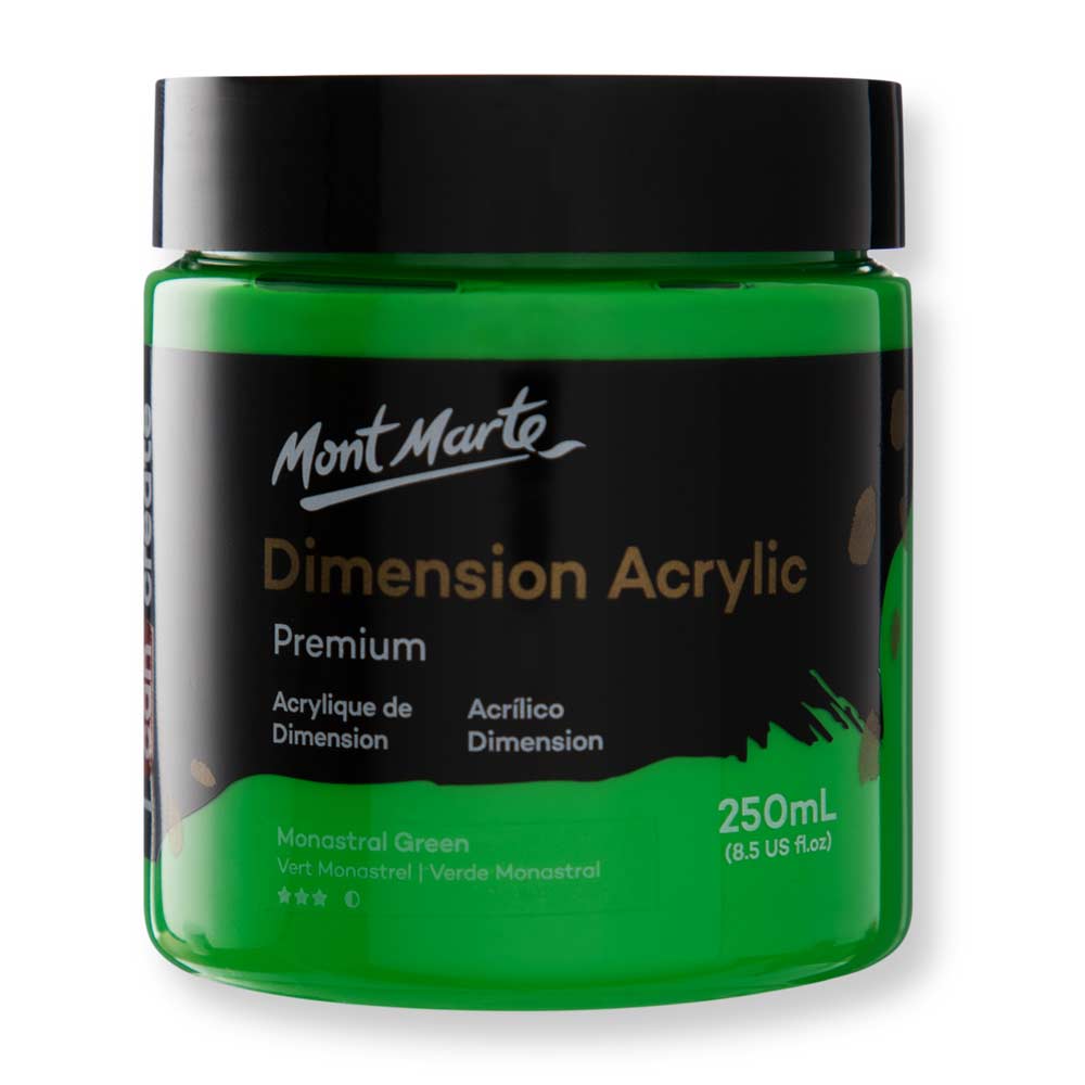 Mont marte Dimension Acrylic 250mls - Monastral Green - Al Masam Stationery LLC Main image
