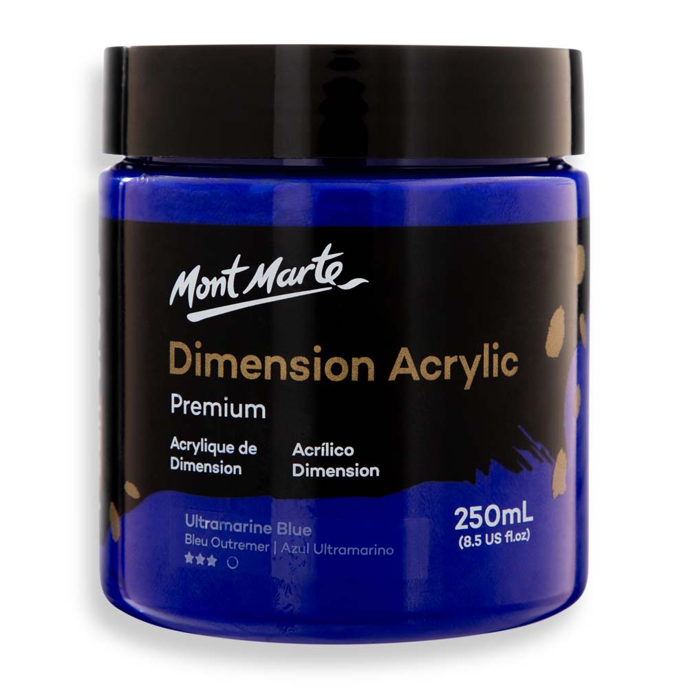 Mont marte Dimension Acrylic 250mls - Ultramarine Blue - Al Masam Stationery LLC Main image
