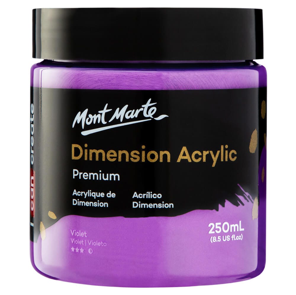 Mont marte Dimension Acrylic 250mls - Violet - Al Masam Stationery LLC Main image