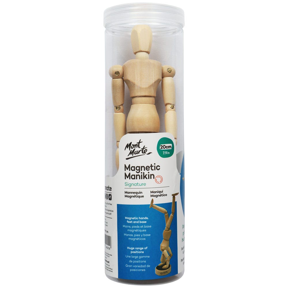 Mont Marte Magnetic Manikin 20cm - Al Masam Stationery LLC
