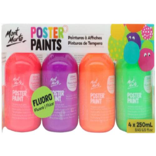 Mont Marte Poster Paint 250ml Fluoro - Al Masam Stationery LLC Main image