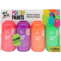 Mont Marte Poster Paint 250ml Fluoro - Al Masam Stationery LLC