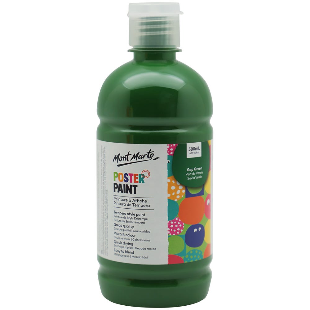 Mont Marte Poster Paint 500ml - Sap Green - Al Masam Stationery LLC Main image