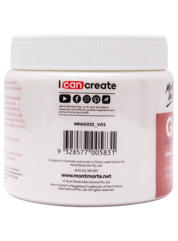 Mont Marte Premium Gesso 500ml (16.9oz) Secondary image