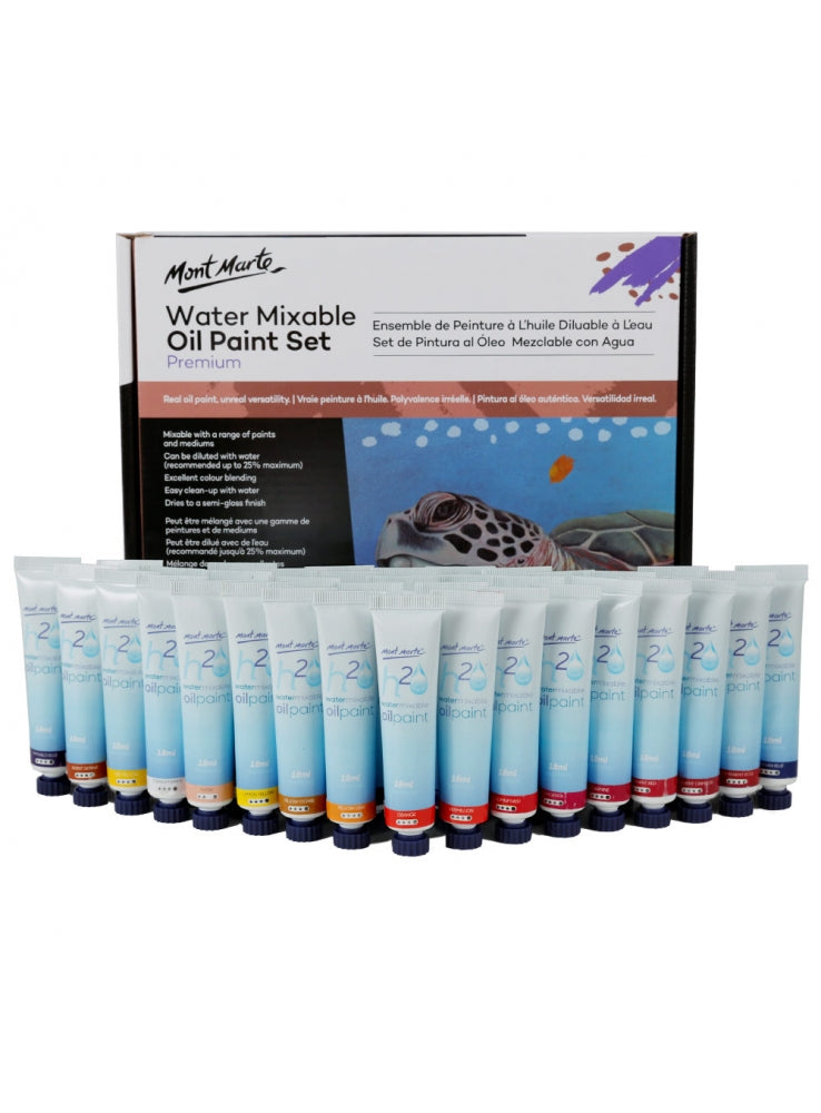 Mont Marte Premium Water Mixable Oil Paint - Al Masam Stationery LLC Main image