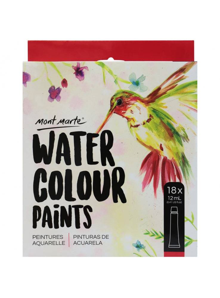 Mont Marte Signature Watercolour Paints 18pce x 12ml - Al Masam Stationery LLC Main image