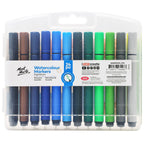 Mont Marte Watercolour Markers 24pc Tri Grip in Case - Al Masam Stationery LLC