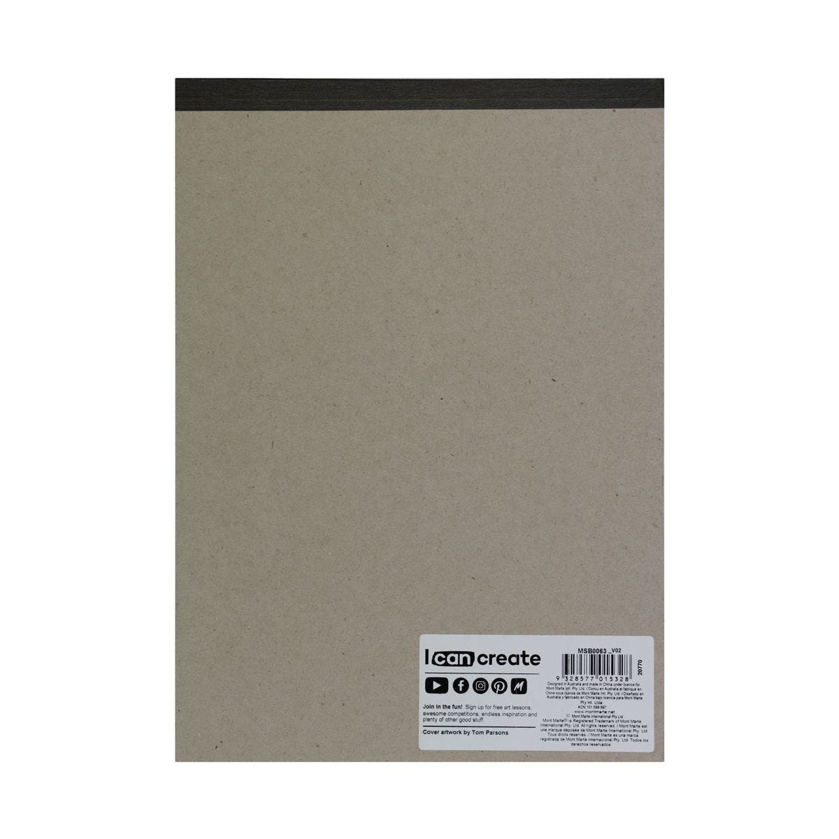 Mont Marte Watercolour Pad German Paper A4 180gsm 15sht Secondary image
