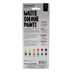 Mont Marte Watercolour Paints 12pc x 12ml - Al Masam Stationery LLC