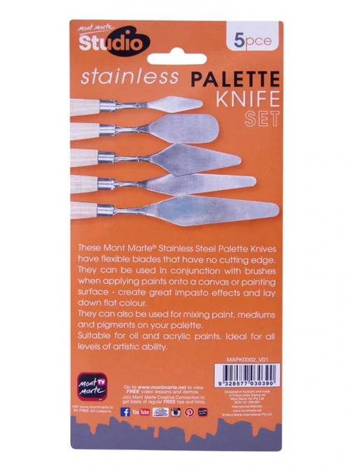 Studio Palette Knife Set Stainless Secondary image