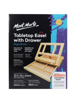 Table Easel with Drawer Signature - Al Masam Stationery LLC