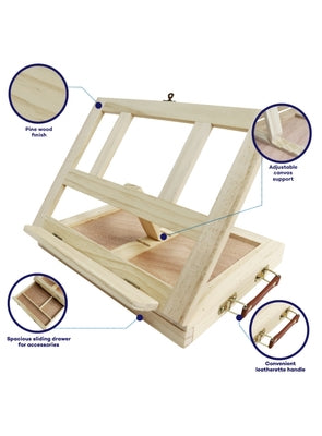 Table Easel with Drawer Signature - Al Masam Stationery LLC