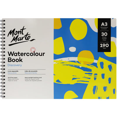 Watercolour Book Discovery A3 - Al Masam Stationery LLC Main image