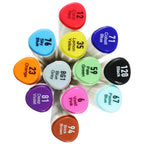 Mont Marte Dual Tip Alcohol Art Markers 12pc for Illustration, Manga & Colour Blending