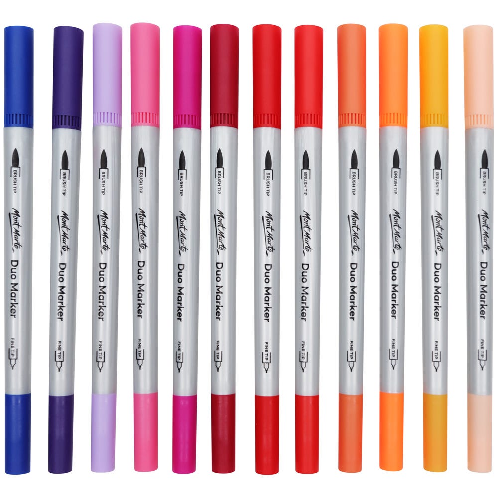 Mont Marte Duo Markers 24pc in Case - Al Masam Stationery LLC