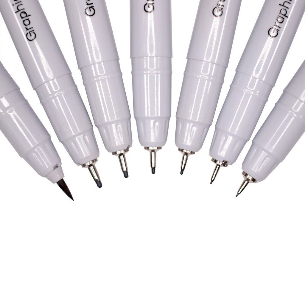 Mont Marte Graphic Fineliners Set 7pc - Al Masam Stationery LLC