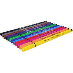 Mont Marte Fine Tip Marker 12pc Tri Grip in Case - Al Masam Stationery LLC