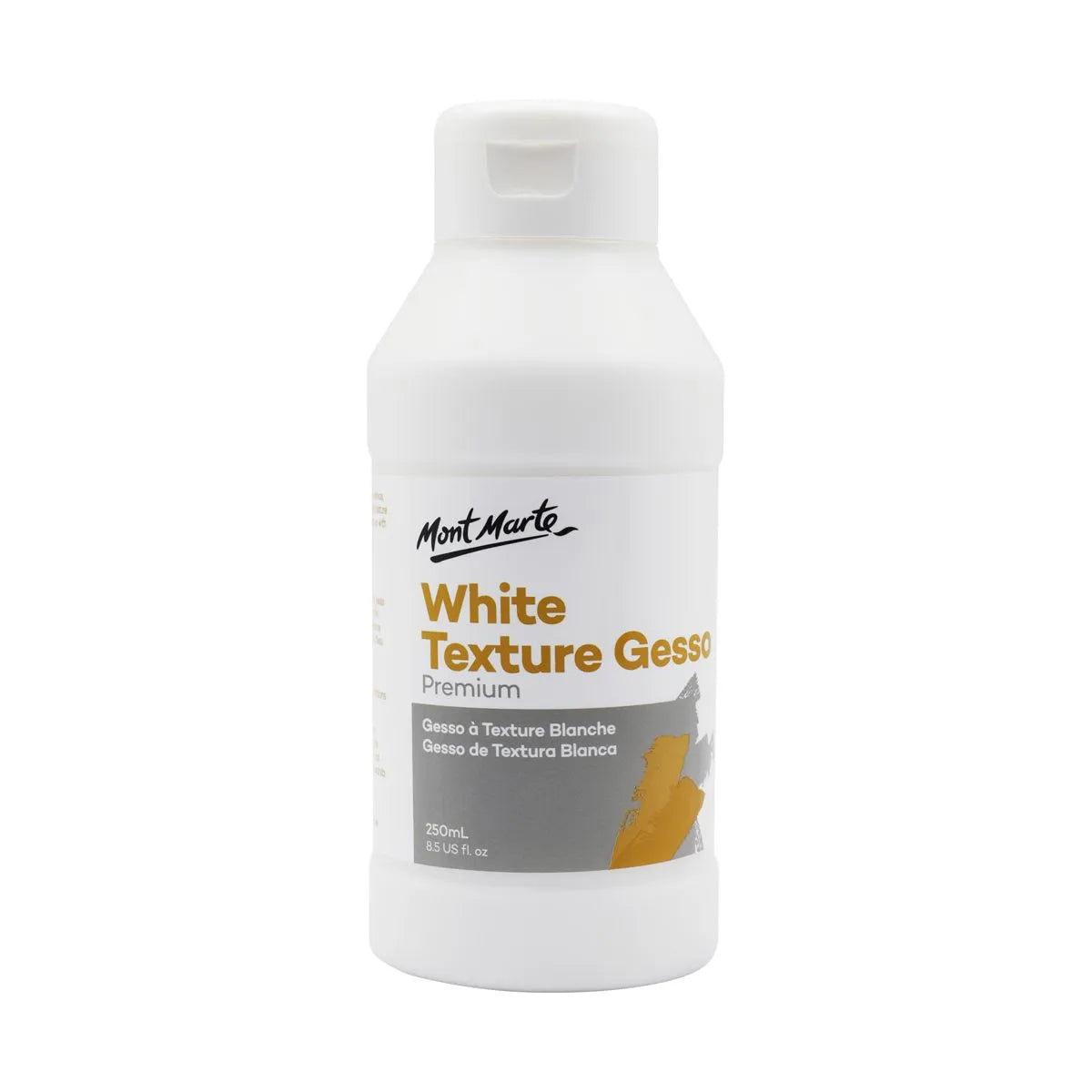 Mont marte White Texture Gesso 250ml - Al Masam Stationery LLC Main image