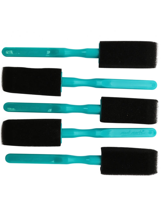 Mont Marte Foam Hobby Brush 25Mont Marte 5pc Poly Bag - Al Masam Stationery LLC