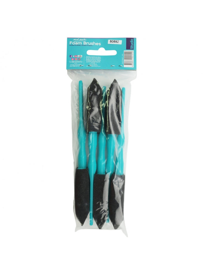 Mont Marte Foam Hobby Brush 25Mont Marte 5pc Poly Bag - Al Masam Stationery LLC Main image