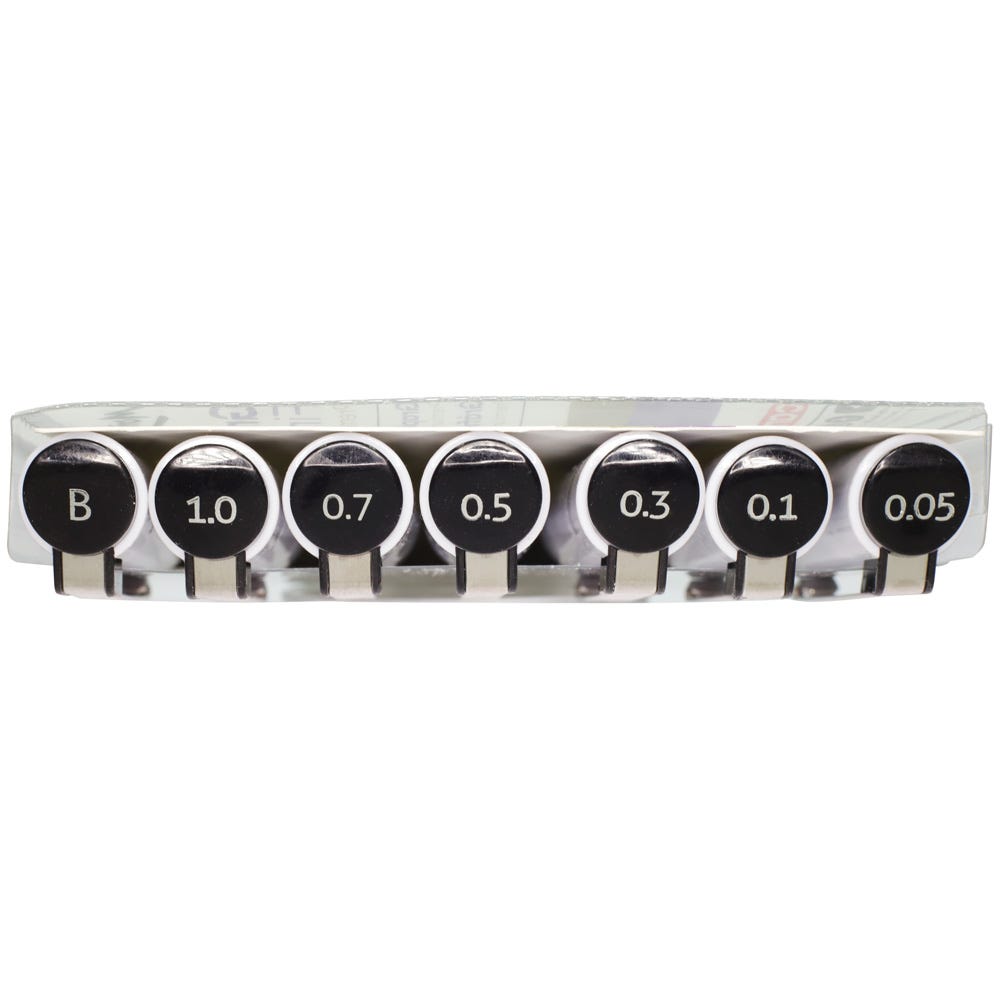 Mont Marte Graphic Fineliners Set 7pc - Al Masam Stationery LLC