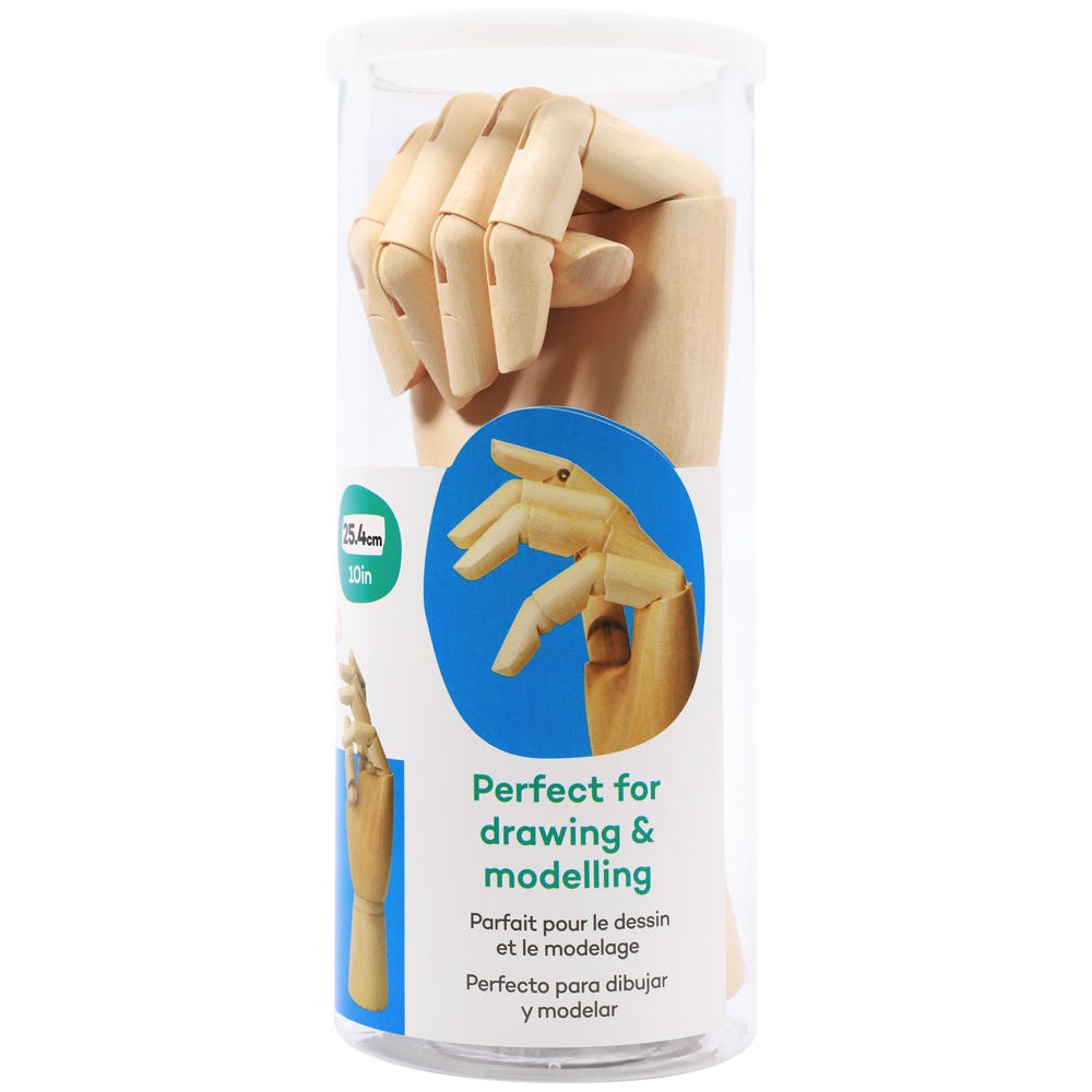 Mont Marte Hand Manikin 25cm Left - Al Masam Stationery LLC