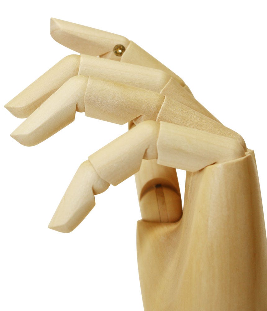 Mont Marte Hand Manikin 25cm Left - Al Masam Stationery LLC