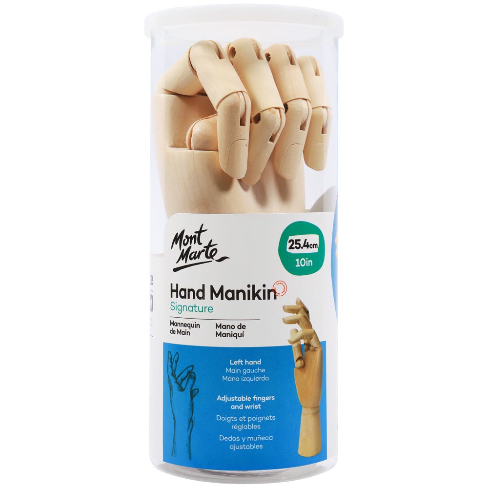 Mont Marte Hand Manikin 25cm Left - Al Masam Stationery LLC Main image