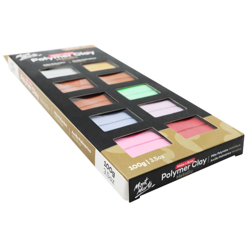 Mont Marte Make n Bake Polymer Clay Metallic 100g - Al Masam Stationery LLC
