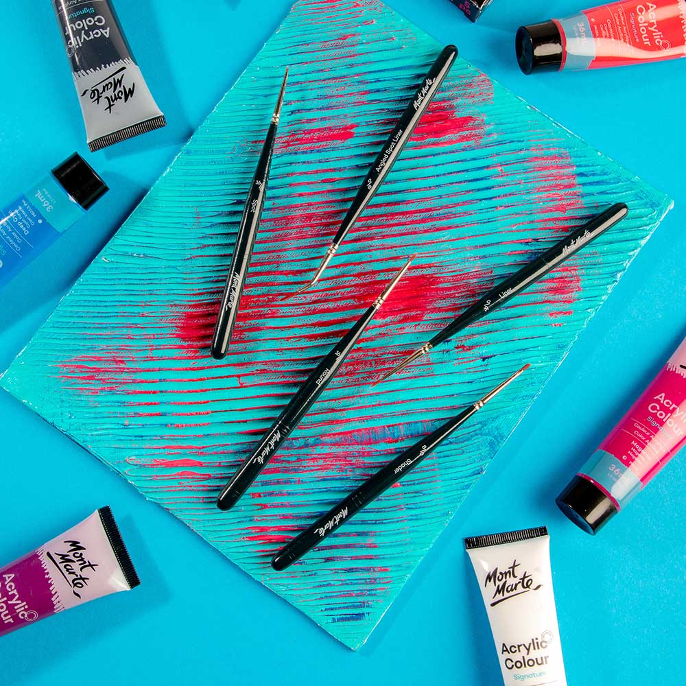 Mont Marte Mini Detail Brush Set 5pc - Al Masam Stationery LLC