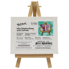 Mont marte Mini Display Easel w/Canvas 8x10cm - Al Masam Stationery LLC