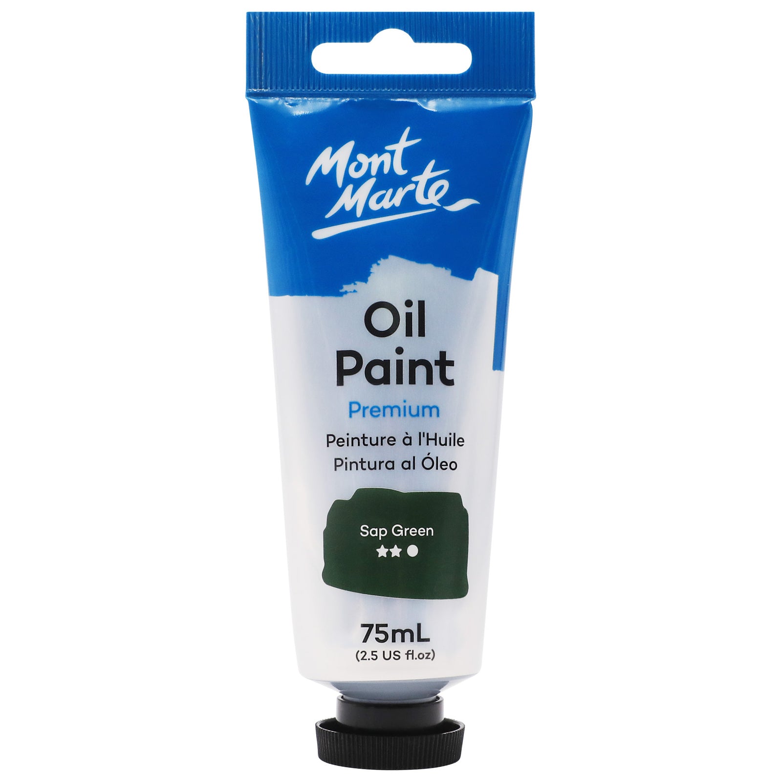 Mont Marte Oil Paint 75ml - Sap Green - Al Masam Stationery LLC Main image