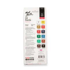 Mont Marte Oil Paints 12pc x 12ml - Al Masam Stationery LLC