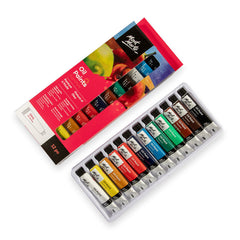 Mont Marte Oil Paints 12pc x 12ml - Al Masam Stationery LLC