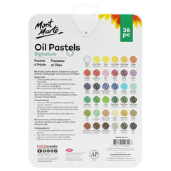 Mont Marte Oil Pastels 36pc Tin Box - Al Masam Stationery LLC