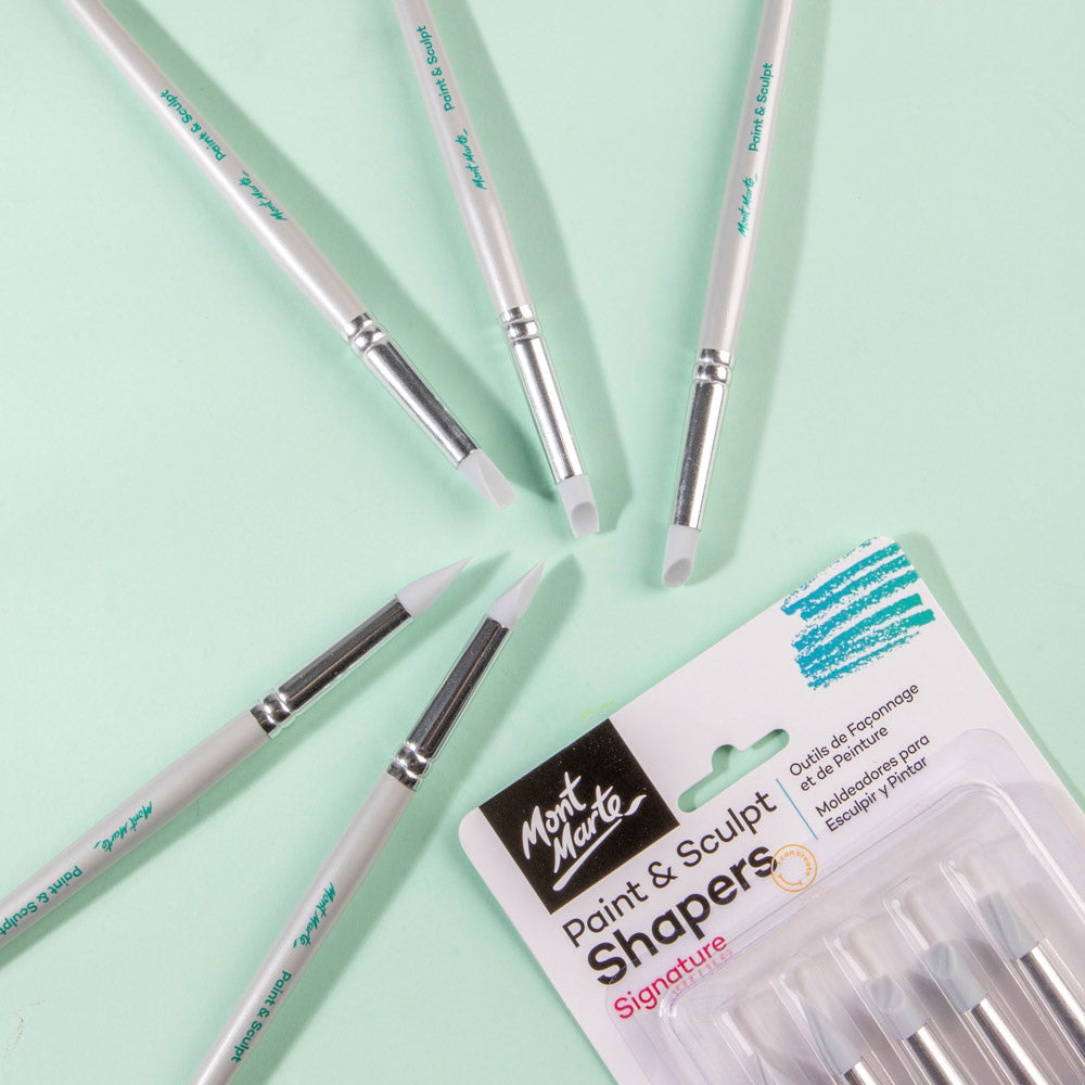 Mont Marte Paint & Sculpt Shapers 5pc - Al Masam Stationery LLC