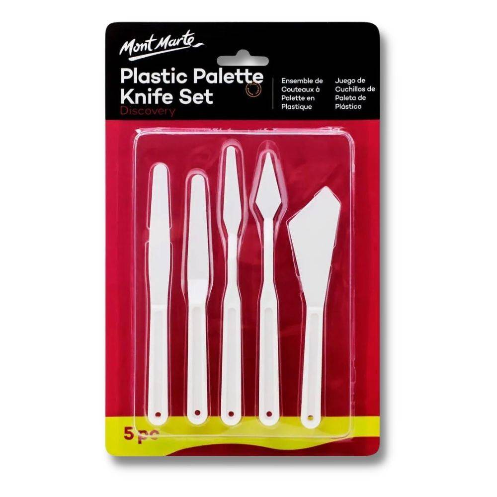 Mont Marte Studio Palette Knife Set 5pc - Plastic - Al Masam Stationery LLC