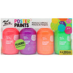 MM Poster Paint 250ml 4pc - Fluoro - Al Masam Stationery LLC