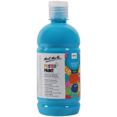 Mont Marte Poster Paint 500ml - Cerulean Blue - Al Masam Stationery LLC