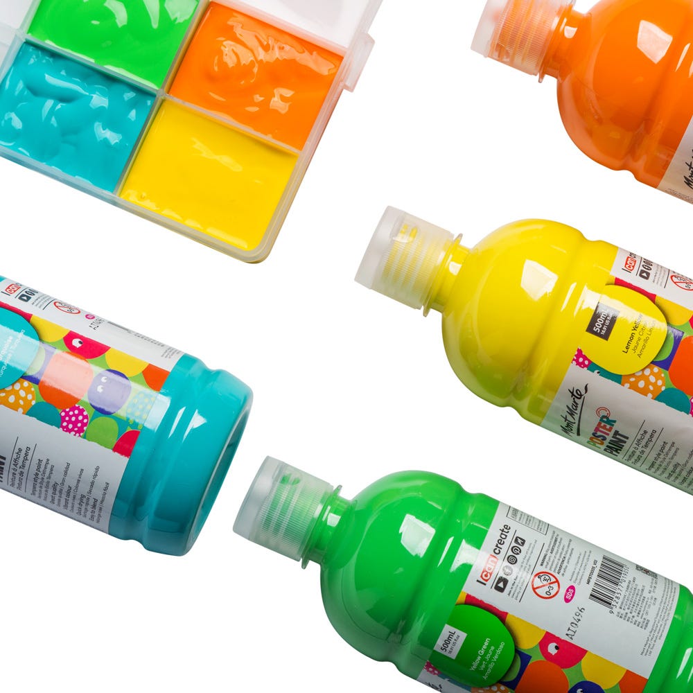 Mont Marte Poster Paint 500ml - Phthalo Blue - Al Masam Stationery LLC