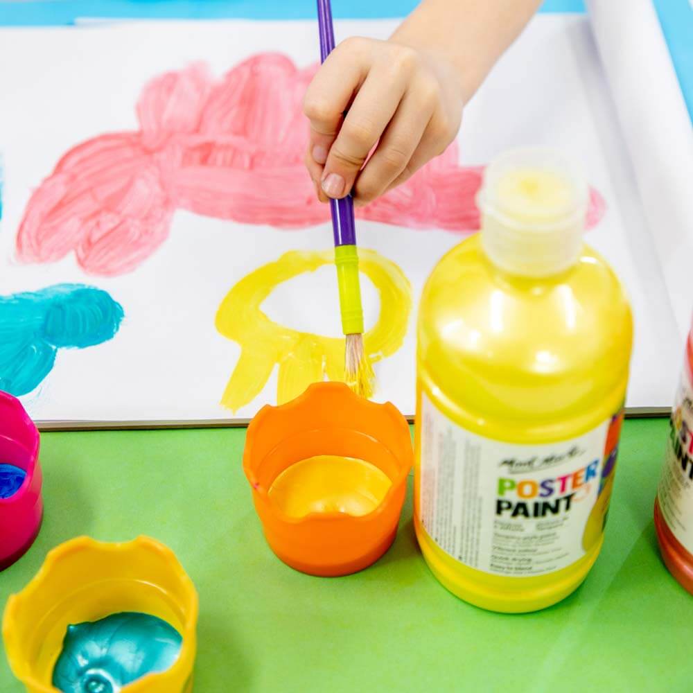 Mont Marte Poster Paint 500ml - Metallic Yellow - Al Masam Stationery LLC