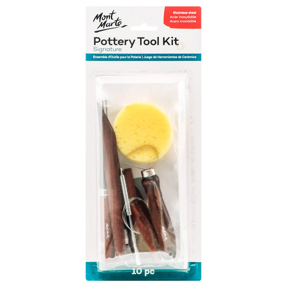 Mont Marte Pottery Tool Kit 10pc - Al Masam Stationery LLC Main image