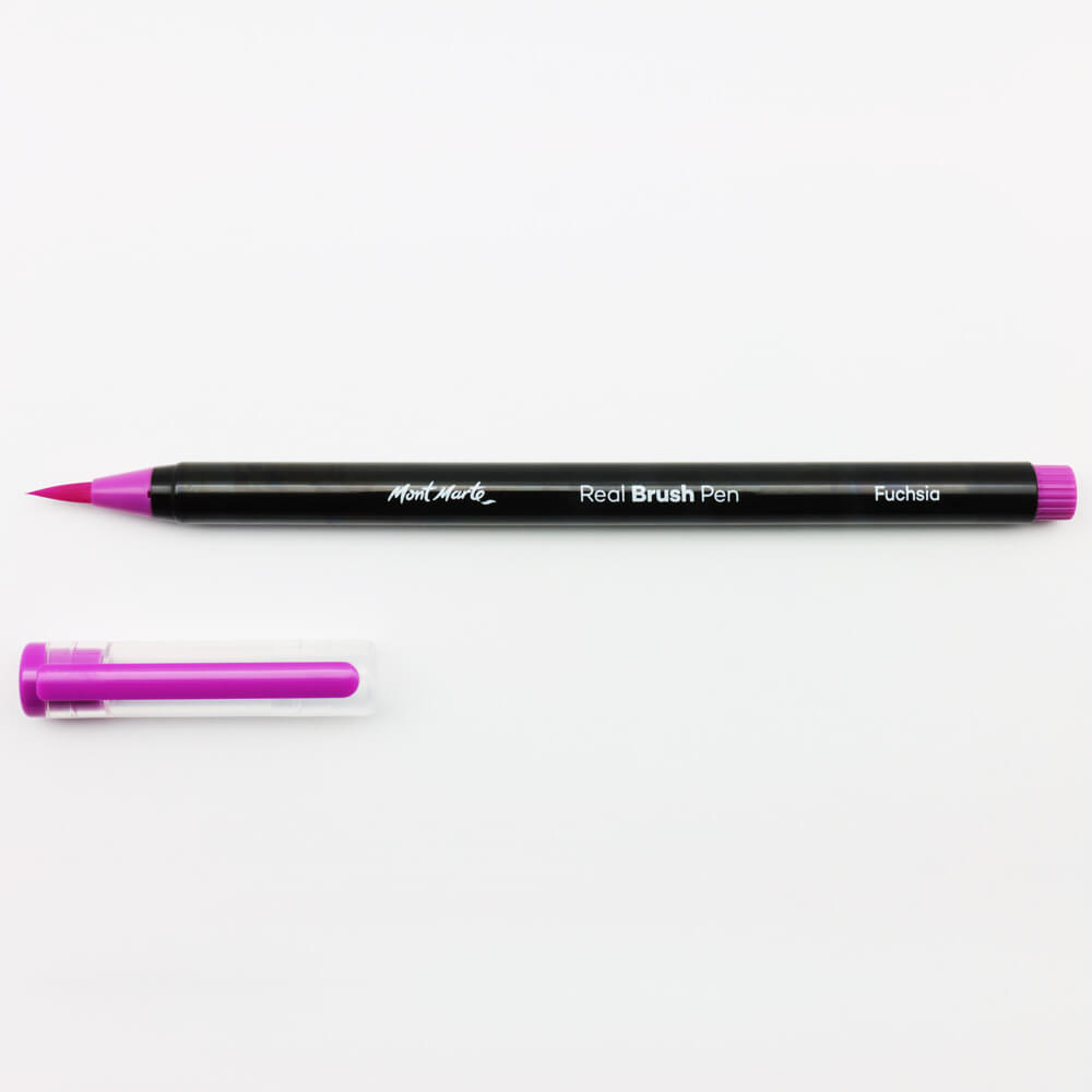 Mont Marte Real Brush Pens 12pc - Al Masam Stationery LLC