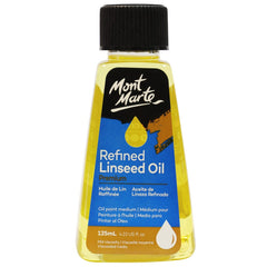 Mont Marte Refined Linseed Oil 125ml - Al Masam Stationery LLC