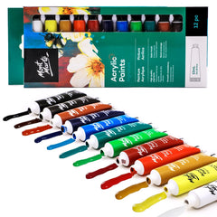 Mont Marte Acrylic Paints 12pc x 12ml - Al Masam Stationery LLC